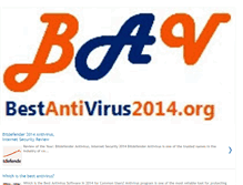 Tablet Screenshot of bestantivirus2014.org